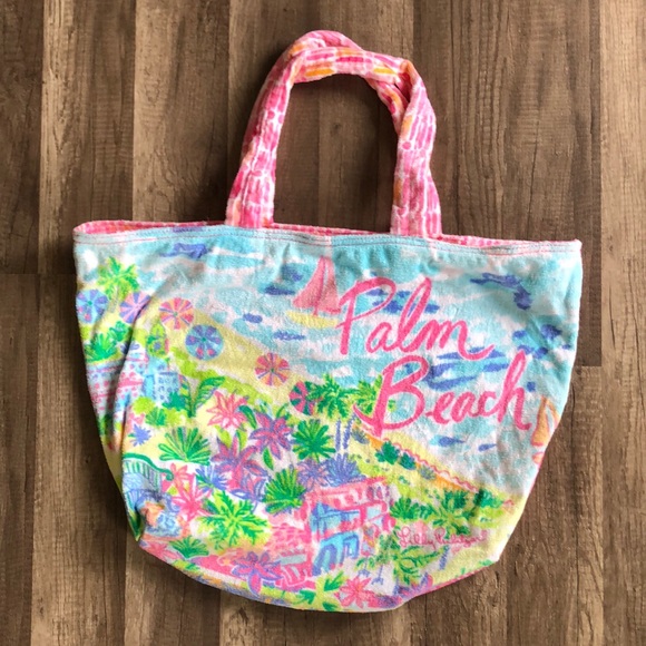 Lilly Pulitzer Handbags - Lily Pulitzer Palm Beach Towel Beach Bag